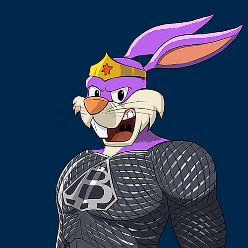 Dark Super Bunny #9954