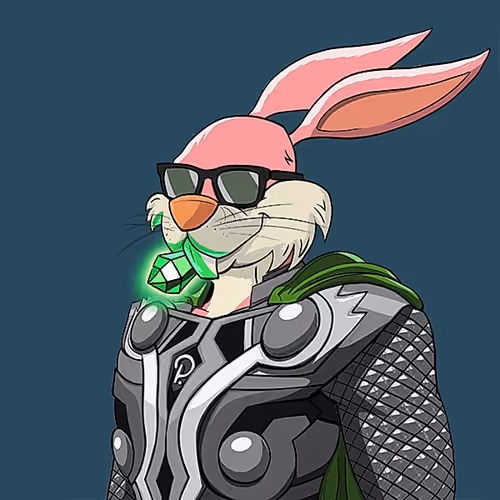 Dark Super Bunny #9243