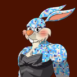 Dark Super Bunny #7223