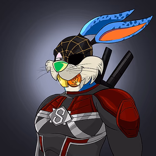 Dark Super Bunny #7709