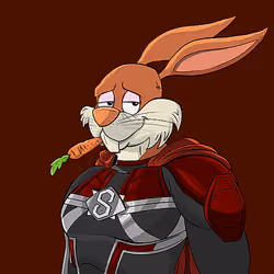 Dark Super Bunny #9771