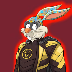 Dark Super Bunny #9576