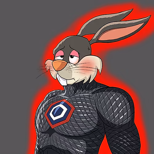 Dark Super Bunny #5692