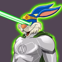 Dark Super Bunny #6513
