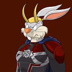 Dark Super Bunny #7609
