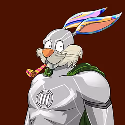 Dark Super Bunny #8356