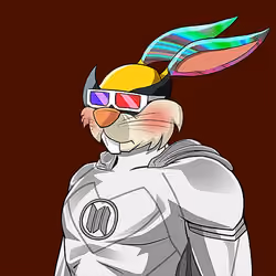 Dark Super Bunny #5722