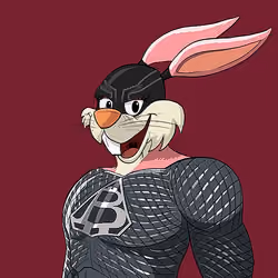 Dark Super Bunny #9577