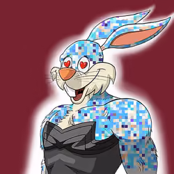 Dark Super Bunny #7559