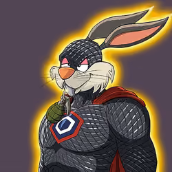 Dark Super Bunny #8459