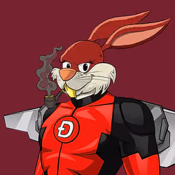 Dark Super Bunny #5344