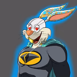 Dark Super Bunny #7208
