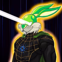 Dark Super Bunny #6439