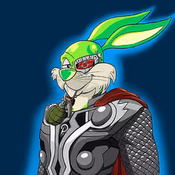 Dark Super Bunny #6177