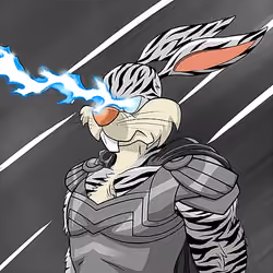 Dark Super Bunny #5542