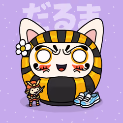 Neko Daruma #239