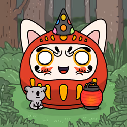 Neko Daruma #55
