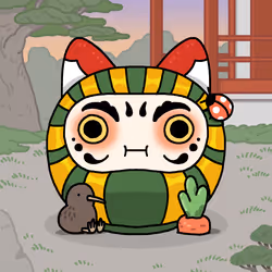 Neko Daruma #173
