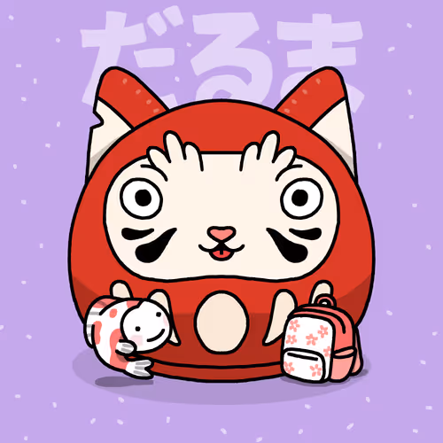 Neko Daruma #347