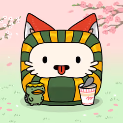 Neko Daruma #174