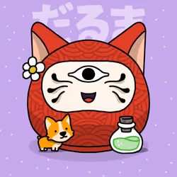 Neko Daruma #126
