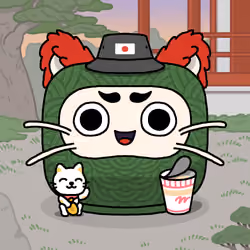 Neko Daruma #523