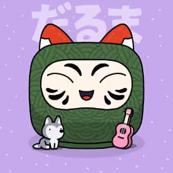 Neko Daruma #303