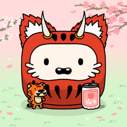 Neko Daruma #172