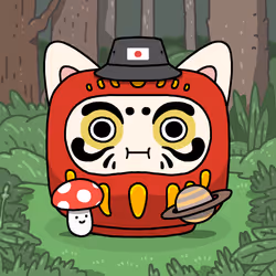 Neko Daruma #146