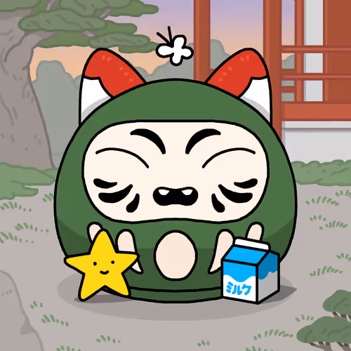 Neko Daruma #411
