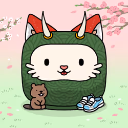 Neko Daruma #376