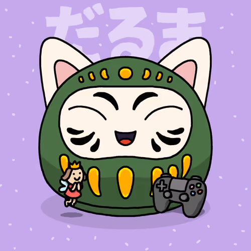 Neko Daruma #335