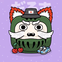 Neko Daruma #168