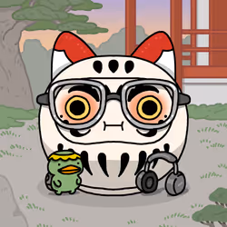 Neko Daruma #75
