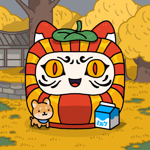 Neko Daruma #395