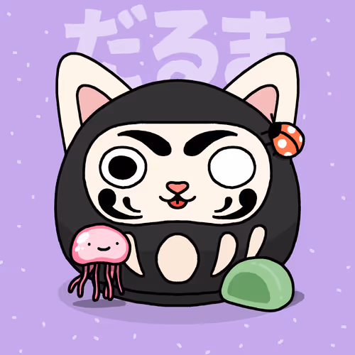 Neko Daruma #334