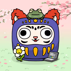 Neko Daruma #216