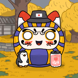 Neko Daruma #195