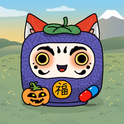 Neko Daruma #144