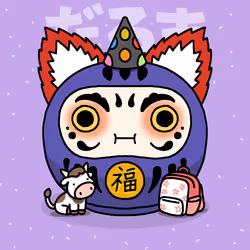 Neko Daruma #236