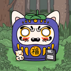 Neko Daruma #431