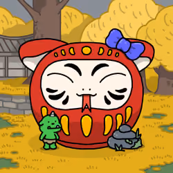 Neko Daruma #399