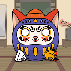 Neko Daruma #139