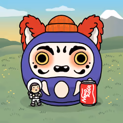 Neko Daruma #44