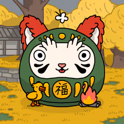 Neko Daruma #147