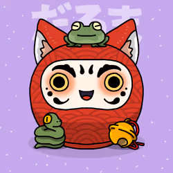 Neko Daruma #320