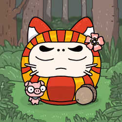 Neko Daruma #213