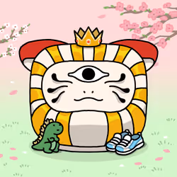 Neko Daruma #283