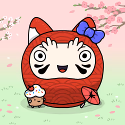 Neko Daruma #237