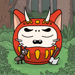 Neko Daruma #37